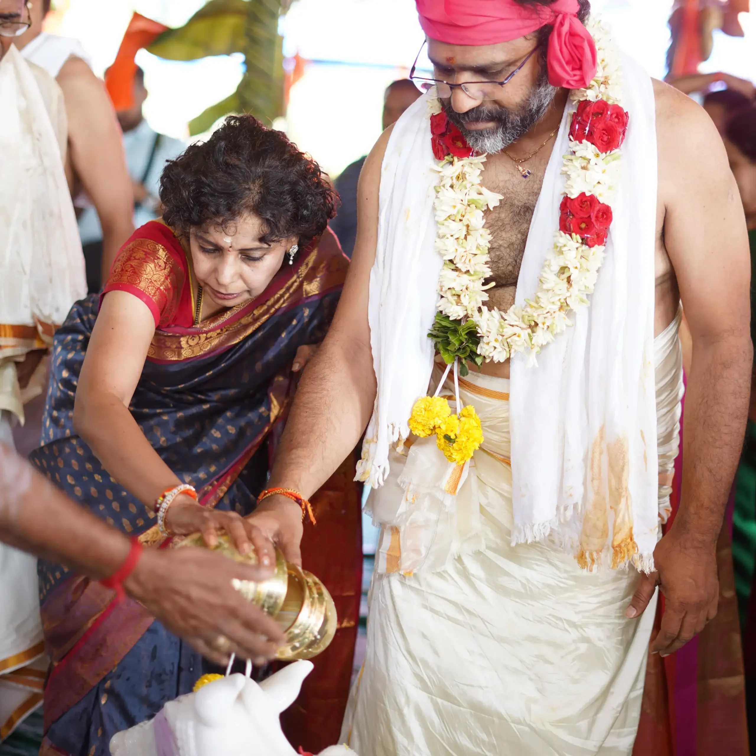 Pooja for Nandi