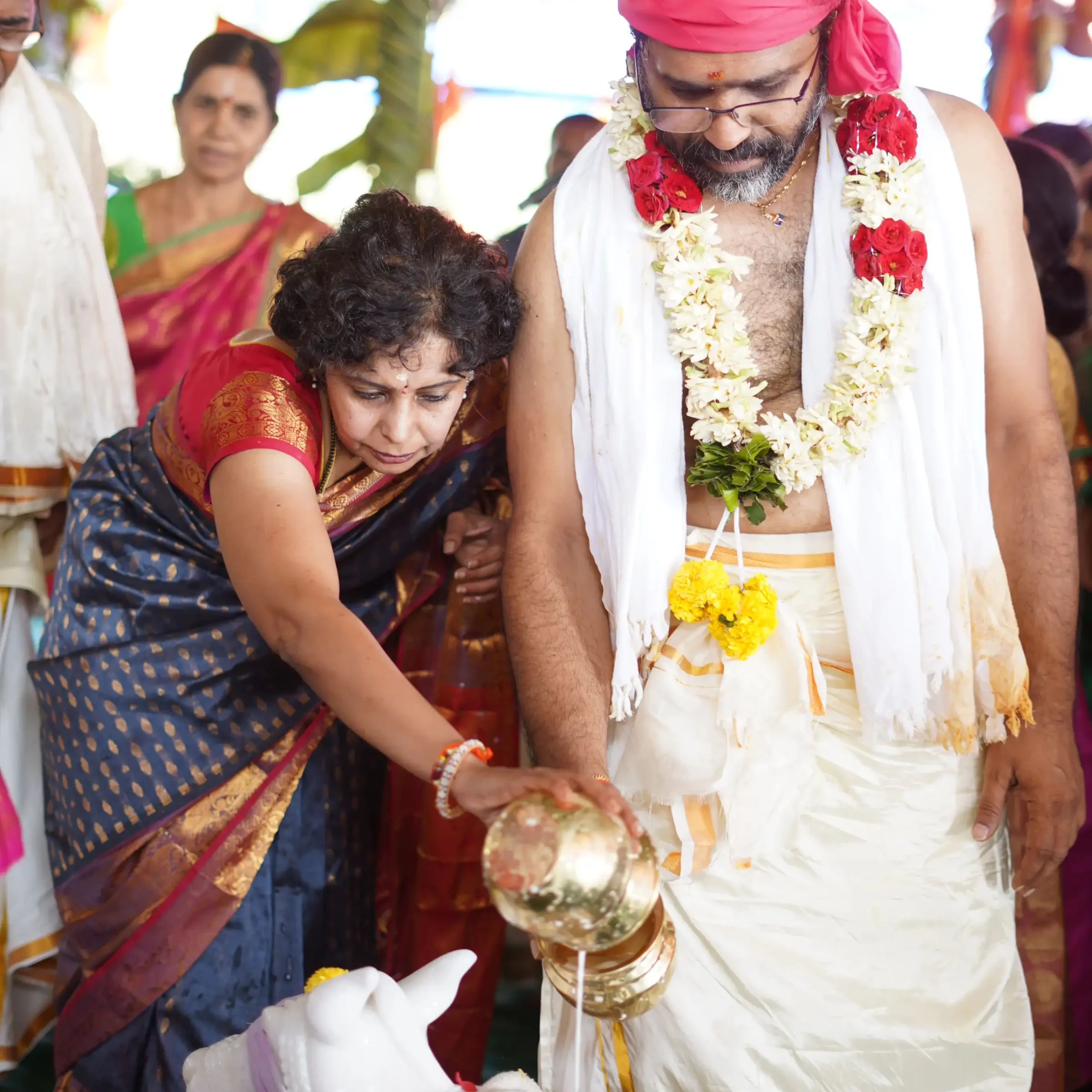 Pooja for Nandi