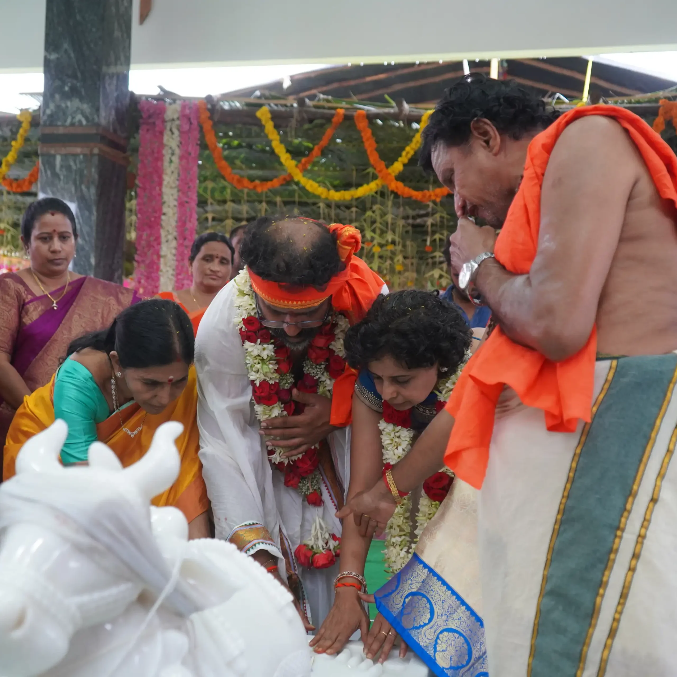 Pooja at Temple for Nandi