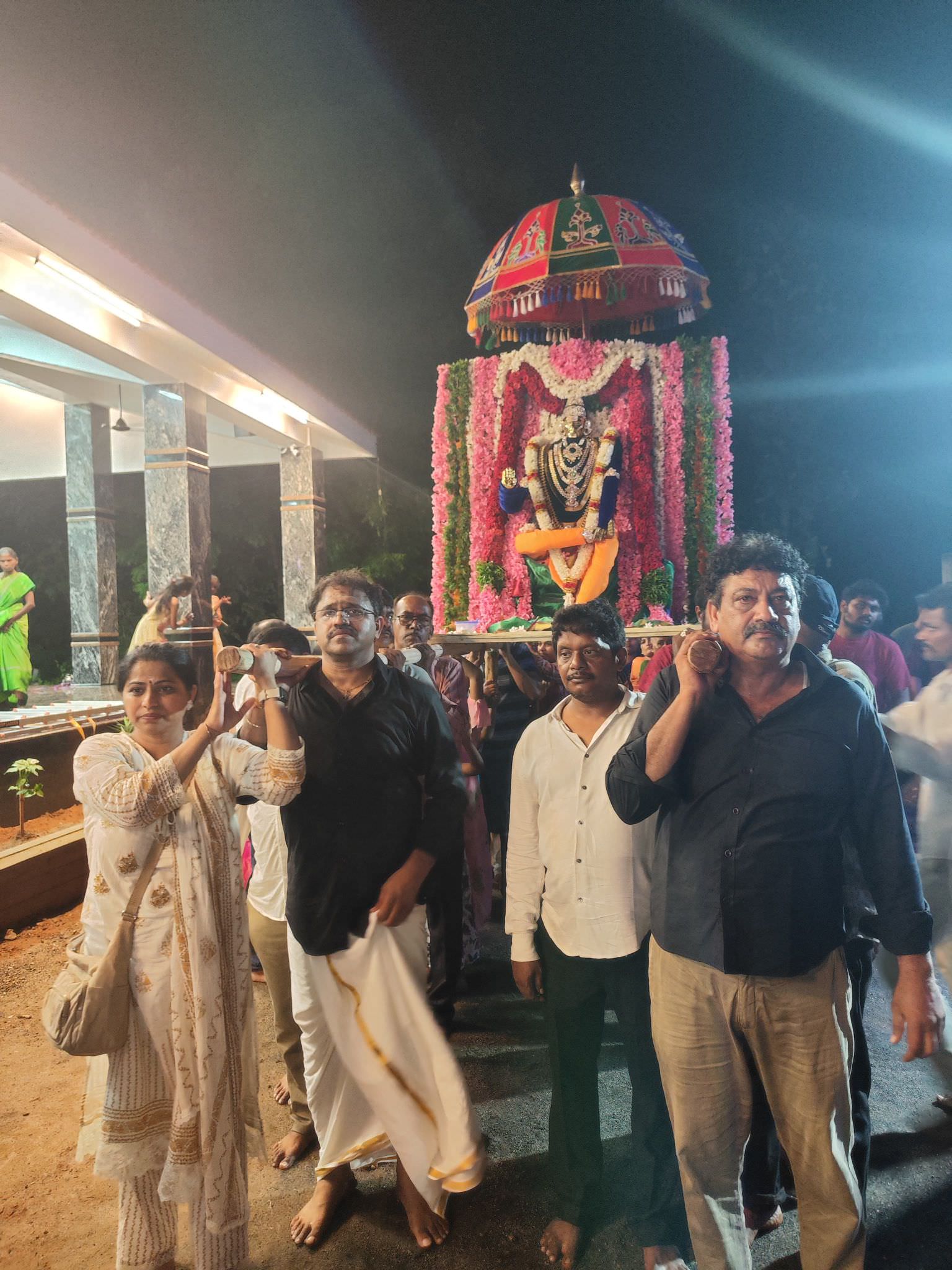 A palanquin procession